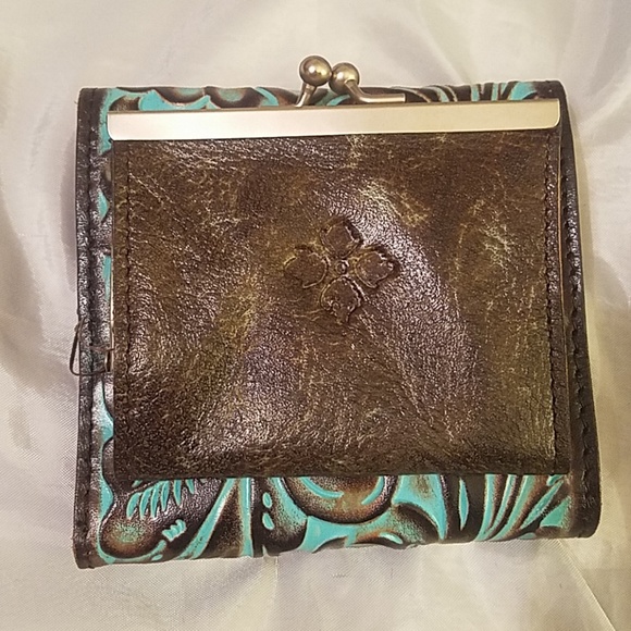 Patricia Nash wallet tooled turquoise NWT - Picture 6 of 6